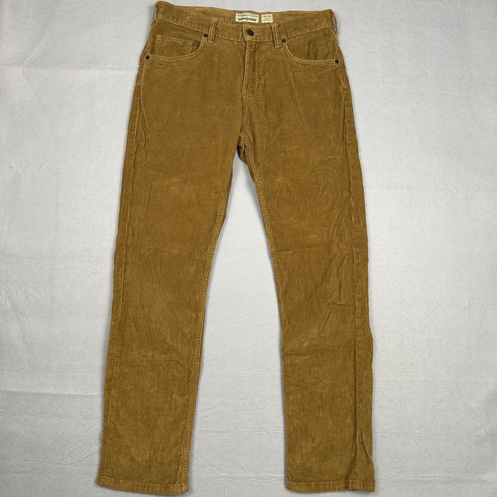 Patagonia Mens Organic Cotton Corduroy Pants Coriander Brown 30x32 21525